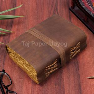 Bìa cứng Tạp Chí Với vành đai khóa và Key Antique deckle cạnh giấy da cổ điển Tạp Chí Nhật Ký handmade ràng buộc máy tính xách tay thiết lập - Product Image 4