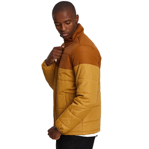 Chaqueta acolchada de lana de invierno para hombre de último diseño personalizable con capucha y cierre de cremallera abrigo informal elegante logotipo personalizado servicio OEM - Product Image 3