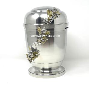 Urna de cremación con temática de fútbol para adultos para cenizas humanas Metal Funeral Burial 200 Cubic'' Volumes Holds 100 Kgs Designer Collection - Product Image 4