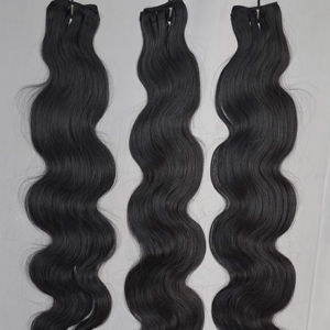 Perruque Lace Closure Frontales en Cheveux Humains Indiens Non Transformés, Double Trame de Corps Vierge Remy, 100% - Product Image 2