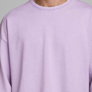 Nueva Llegada, Sudaderas 100% Algodón, Transpirables, de Secado Rápido, Lisas, Teñidas, Bordado Digital, Personalizadas, Sudadera de Cuello Redondo para Hombre - Product Image 5