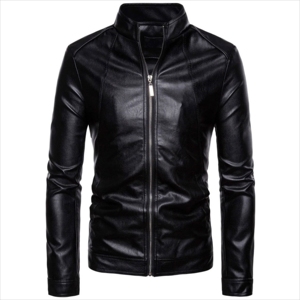 New style mens leather Jacket Fashion leather jacket men High Quality leather jackets - Product Image 1