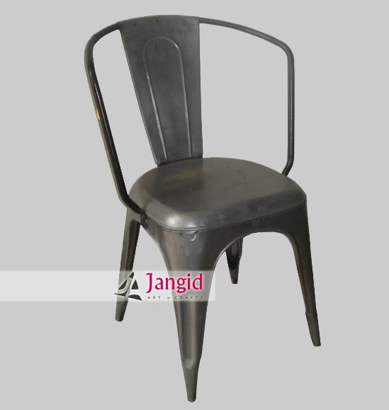 Индийский Железный промышленный винтажный стул для кафе, оптовая продажа экспортеров мебели