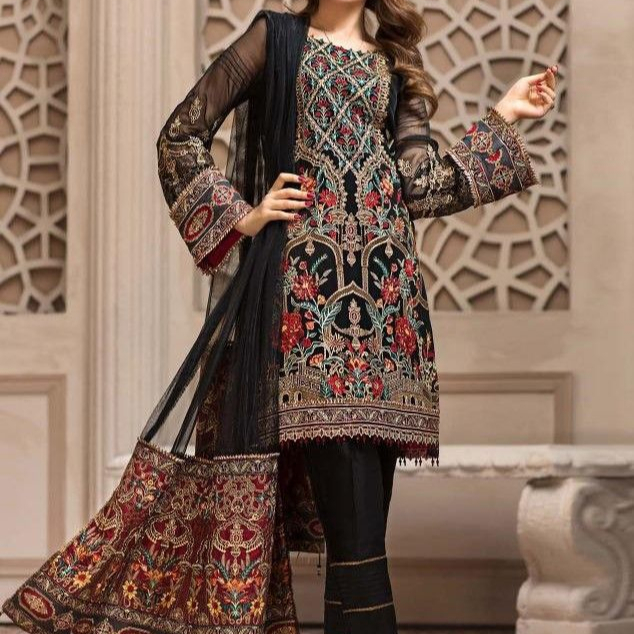 Pakistani Womens Dresses - 2025 Summer Collection A-Line