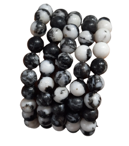 Bracelet en cristal de pierre d'agate de zébara indien de haute qualité bijoux de mode de pierres précieuses naturelles hommes et femmes cadeau méditation d'énergie - Product Image 2