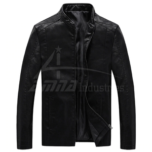 Moda de alta calidad diseño de chaqueta de cuero de encargo de la chaqueta de cuero - Product Image 1