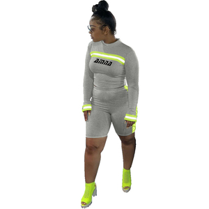 Ensemble de survêtement pour femmes, 2 pièces, survêtements réfléchissants, disponibles en toutes les couleurs - Product Image 5