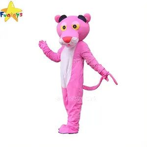 Костюм талисмана из мультфильма Funtoys-Pink Panther, озорной леопард, косплей