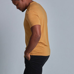 T-shirt brodé 100% coton pour hommes, haut unisexe, en coton biologique, imprimé, Oem - Product Image 6