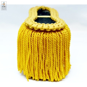 Épaulettes impériales faites à la main OEM, franges et tresses en fil d'or, garniture décorative en fil d'or, accessoire d'uniforme, vente en gros - Product Image 3