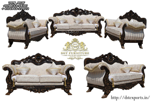 Unique Living Room <b>Swing</b> and Sofa <b>Set</b> Royal Black Sofa with <b>Swing</b> <b>Set</b> for Living Room Traditional Hand Carved <b>Swing</b> Sofa <b>Set</b> USA - Product Image 4