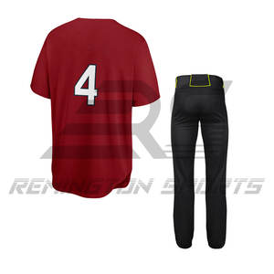 Ropa de equipo de alta calidad Conjunto de uniforme de béisbol Ropa personalizada Uniforme de béisbol Hombres Jersey y pantalones de béisbol Uniforme de diseño personalizado - Product Image 6