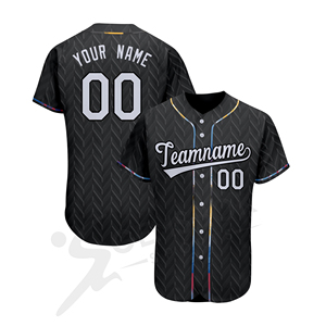 เสื้อเจอร์ซี่เบสบอลพิมพ์ลายแบบเฉพาะของผู้ชาย,เสื้อกีฬาเบสบอลระบายอากาศได้ดีน้ำหนักเบาพิมพ์ลายล่าสุด - Product Image 2