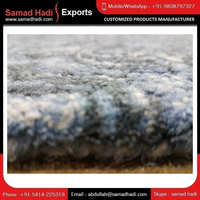 Vente chaude Pleine Boucle Durable Hôtel Tapis Tuftés À La Main Alfombras Haut Lobby Wall Art OEM Personnalisé Laine Coton Premium Latex