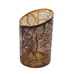 Porte-bougie votif de qualité supérieure en verre et métal couleur or rose au prix le plus bas - Product Image 3