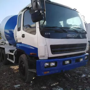 Used/Second hand ISUZU mixer truck 8M3 Concrete Mixer Truck with good condition/8M3 Isuzu Brand For Sale
