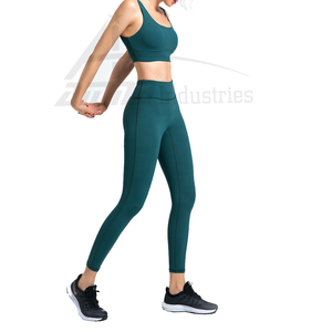 Vêtements de sport sans couture Ensembles de yoga Leggings de fitness et ensemble de soutien-gorge Meilleure qualité Ensemble de yoga au Pakistan - Product Image 2