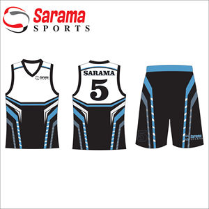 Ensemble d'uniformes de basket-ball pour hommes à séchage rapide avec sublimation et nom de votre équipe Taux bon marché de haute qualité, - Product Image 1