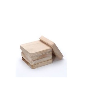 Posavasos de madera personalizado para el escritorio del hogar y el bar y accesorios para posavasos de madera de tamaño personalizado para la venta - Product Image 2