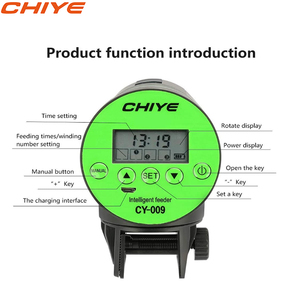 Bán hàng nóng CY-009 hiển thị kỹ thuật số nhiều bộ đếm thời gian Aquarium tự động Pet Fish Feeder với pin có thể sạc lại - Product Image 3