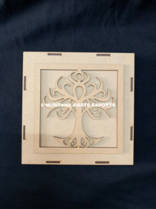 MUNTAHA AGATE 7 Chakra Crystal Gift Box Set Engraved Etched Sacred Tree Shape Premium Quality Mascot Style <b>Home</b> Wedding Business - Product Image 4