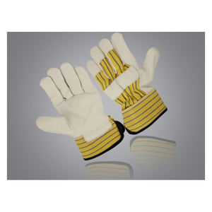 Guantes de aparejo de seguridad industrial Forro de algodón de cuero de alta resistencia Jardinería Transporte Soldadura Canadiense Venta al por mayor Fuego impermeable - Product Image 5