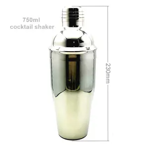 rose gold shaker Suppliers-Weihnachts-Werbe geschenke Roségold 550ml 750ml Edelstahl Barkeeper Roségold Cocktail Shaker