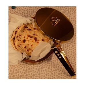 Boîte Chapati en bois de conception fantastique avec couvercle en métal boîte Roti de taille et de forme personnalisées à des prix abordables - Product Image 3
