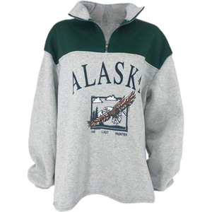 Sudadera de algodón elegante para mujer OEM, sudadera de algodón con logotipo personalizado, cuello redondo, sudadera deportiva para mujer - Product Image 2