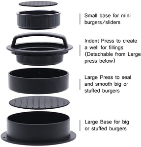 Precio de fábrica, grado alimenticio, portátil, hamburguesa casera, fabricante hecho a mano, <span class=keywords><strong>prensa</strong></span> <span class=keywords><strong>para</strong></span> <span class=keywords><strong>hamburguesas</strong></span> - Product Image 3