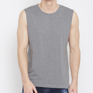 Men's Muscle Sleeveless T-Shirt Basic100%Cotton Summer <b>Tank</b> <b>Top</b> Shirts Print Custom Logo High Quality O neck Slim Fit Shirt - Product Image 1