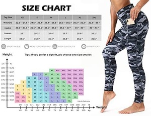 Cotton Jersey High Waist Women's Yoga Pant Workout Camo <b>Leggings</b> <b>With</b> <b>Pocket</b> Scrunch Butt Lifting Gym Set Wear Tights For Woman - Product Image 6