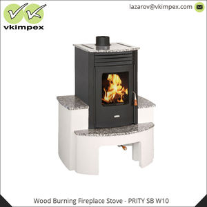 Cheminées en acier modernes 470x470x840 mm Poêle 92 kg Utilisation en intérieur Installation autonome Conçue pour la chambre à coucher Villa - Product Image 2