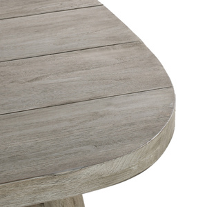 The best teak <b>wood</b> <b>dining</b> <b>table</b> furniture is suitable for indoor or outdoor <b>dining</b> rooms in a strong gray color. - Product Image 2