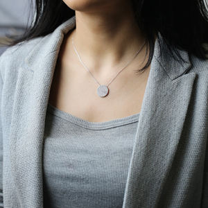 Forme ronde Zircon Pierre Charme Collier Turc À La Main En Gros 925 Bijoux En Argent Sterling - Product Image 2