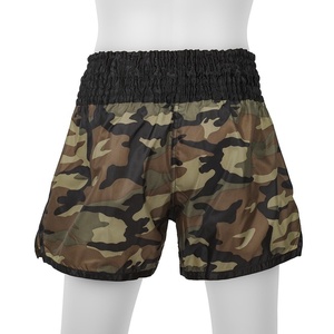 Shorts thaïlandais de kickboxing MMA personnalisés de haute qualité vêtements de boxe Muay Thai pour les arts martiaux - Product Image 5