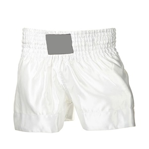 Pantalones cortos de boxeo Muay Thai, Shorts de boxeo tailandeses bordados - Product Image 1