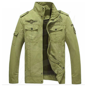 Manteau d'hiver à manches longues pour hommes, col montant, tenue chaude, simple, veste en coton de couleur unie, vente en gros, - Product Image 4