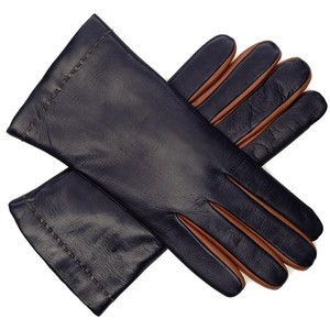 Guantes de piel de oveja con forro de lana de invierno de la mejor calidad para mujer Cuero genuino personalizado clásico para uso diario Estilo liso - Product Image 4