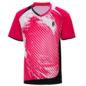 ชุดกีฬาแบบกำหนดเอง100% โพลีเอสเตอร์ระเหิดพิมพ์แบดมินตันเจอร์ซีย์เสื้อเทนนิสแห้งเร็ว - Product Image 5