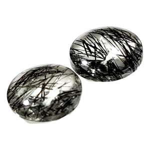 สีดำ rutile ควอตซ์พลอยแบนด้านล่างบนกระดานหมากรุกตัดรูปทรงและขนาดที่ตัดตามสั่งในราคาขายส่ง - Product Image 5