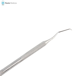 Dental examination set 3 PCS Dental Probe Tweezer and Mouth Mirror With Handle - Product Image 4