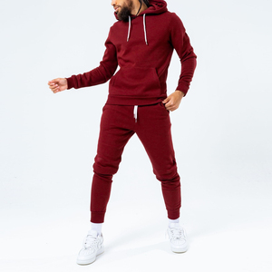 Conjunto de chándal deportivo informal para hombre, ropa deportiva con cremallera completa para invierno, chándal cálido de talla grande - Product Image 1