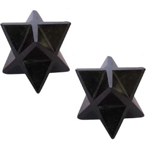 Merkaba de Ágata Negra Natural, Estrella de Merkaba de 8 Puntas, Cristal, Venta al por Mayor - Product Image 3