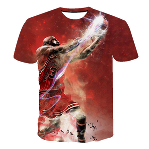 Wholesale Custom Graphic Sublimation Tee for Fashion Brand Custom Logo Full Print Sublimation T <b>Shirt</b> - Product Image 5
