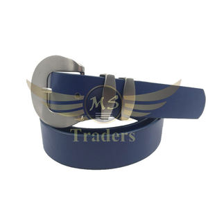 Cinturón plano sencillo de cuero sintético para mujer, Cinturón de piel sintética con doble aro de metal, suave y ligero, a precio barato - Product Image 4