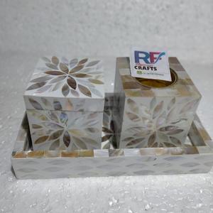 Quemador de Incienso y Bandeja de Nácar Hechos a Mano en India, Juego de Incensario Bakhoor - Product Image 5