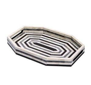 SHEERI HANDICRAFTS Resin Handmade Classic Multifunction Storage Serving Tray Luxury Home Decor Wholesale Exporter - Product Image 1