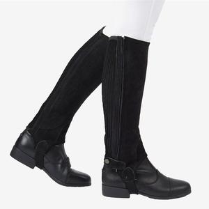 Joxar Horse <b>Riding</b> Suede Half <b>Chaps</b> Premium Quality Equestrian Accessory - Product Image 5