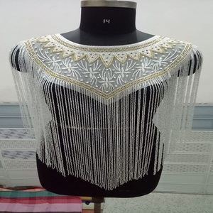 Robe Kaftan décontractée pour femme Kanya Libas, en lin, avec imprimé en relief multicolore, style Inde et Pakistan - Product Image 2